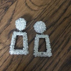 Silver earrings